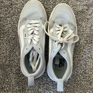 Vans Women's Light Gray/blue Sneakers